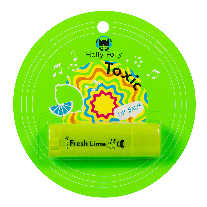 Изображение товара Бальзам для губ HOLLY POLLY Toxic 4,8г увлажнение и освежение
