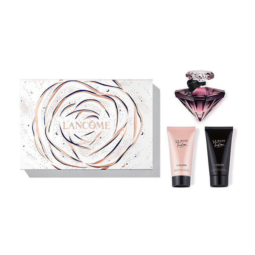 Изображение товара LANCOME Набор La Nuit Tresor: Парфюмерная вода + Гель для душа + Лосьон для тела, 30 мл + 50 мл + 50 мл