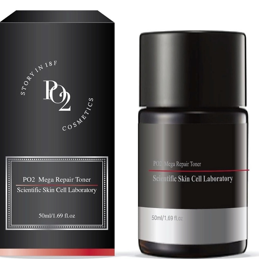 Изображение товара PO2 Мега восстанавливающий тонер для лица увлажняющий РО2, 50 мл