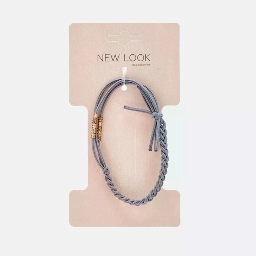 Изображение товара Резинка для волос NEW LOOK NL серебряная, мягкая и надежная, для женщин