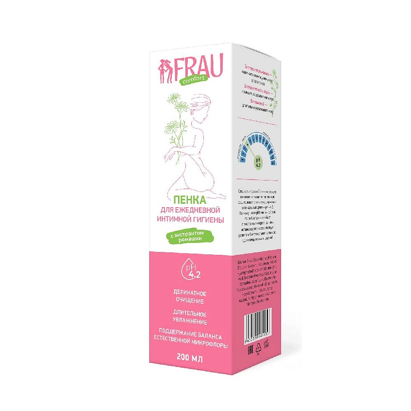 Изображение товара FRAU COMFORT Пенка для ежедневной интимной гигиены, 200 мл.