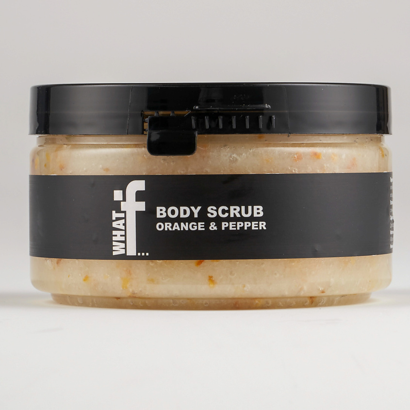 Изображение товара WHAT IF Скраб для тела ORANGE & PEPPER, 400г, запах цитрусовый