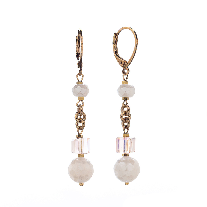 Изображение товара Серьги Lanzerotti Pesca из авантюрина кристаллов и гематита для женщин