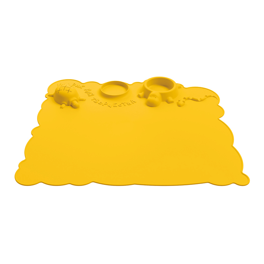 Изображение товара Силиконовый коврик для творчества и рисования SILIHOME желтый А4 многункциональный