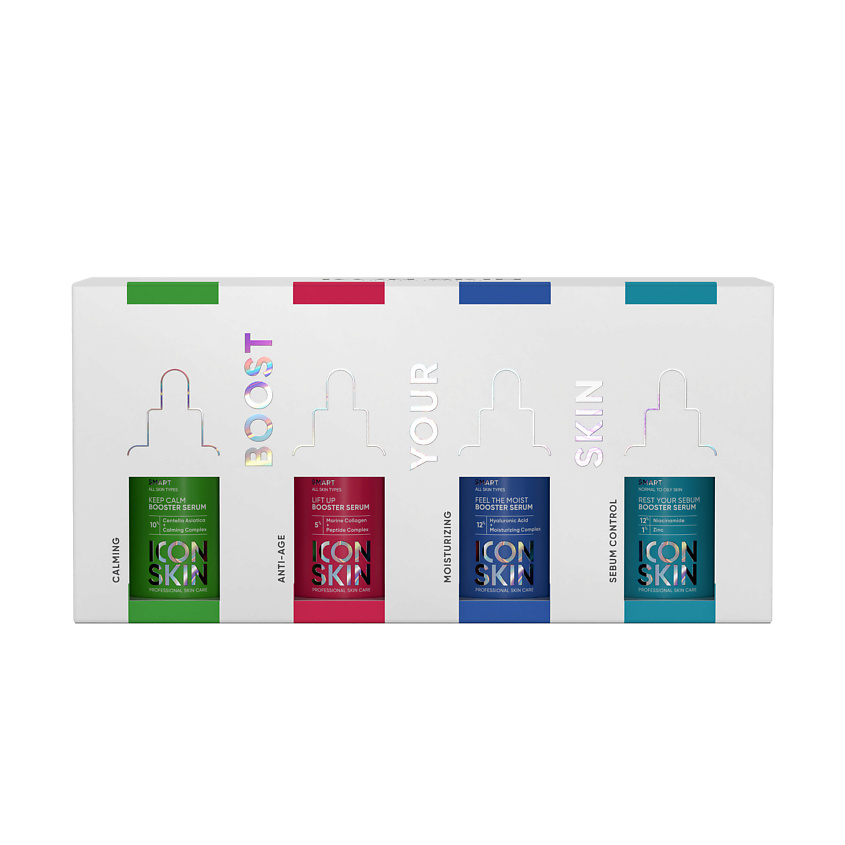 Изображение товара ICON SKIN Набор сывороток-концентратов Smart boosters, 1 шт.
