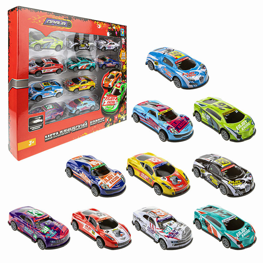 Изображение товара 1TOY Набор машинок Драйв, 1 набор