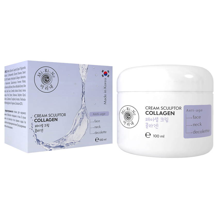 Изображение товара MI-RI-NE Крем для кожи лица, шеи и декольте COLLAGEN, 100 мл