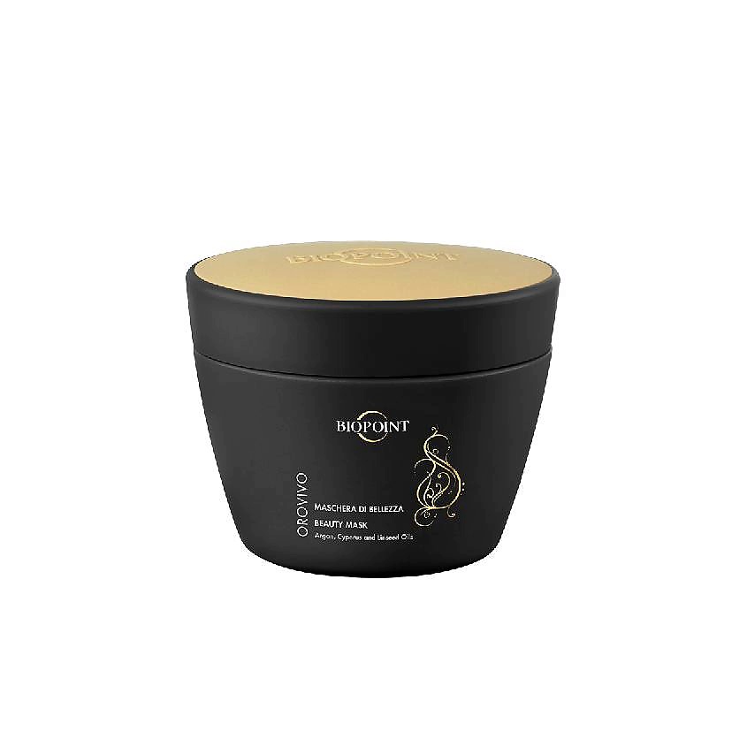 Изображение товара BIOPOINT PERSONAL Маска с экстрактом шафрана и маслами арганы, льна и осоки для всех типов волос Orovivo, 200 мл