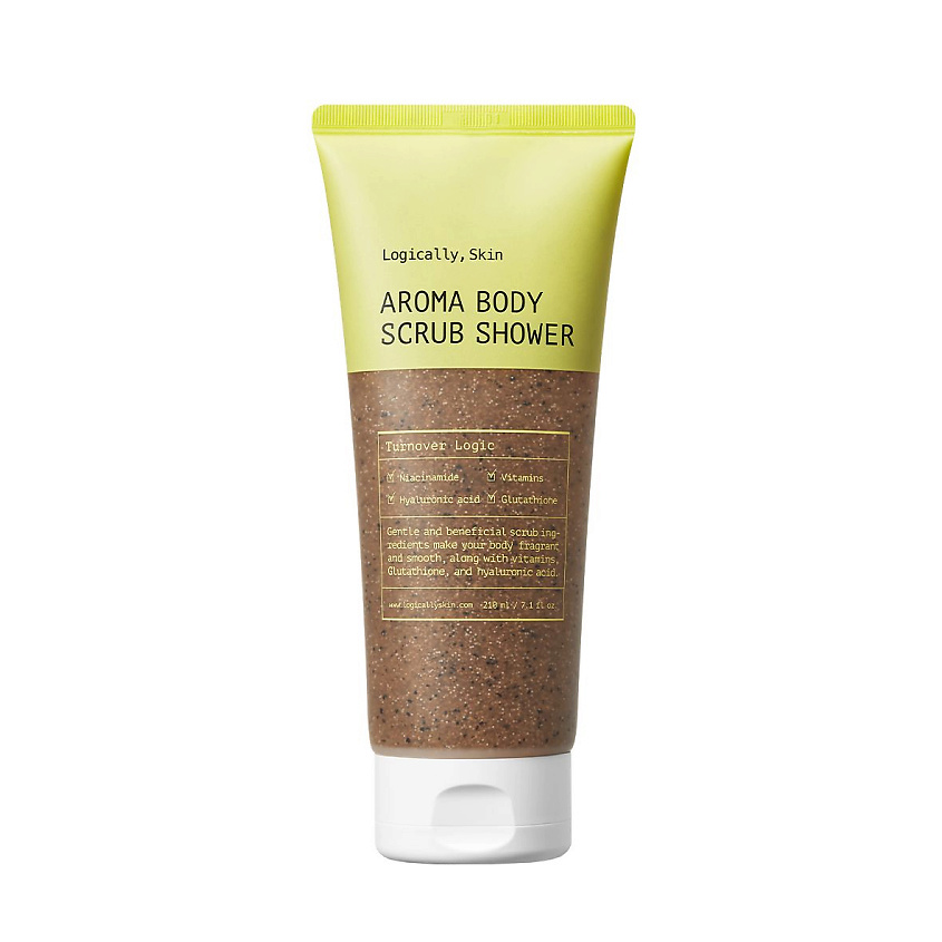 Изображение товара LOGICALLY, SKIN Скраб для тела для эксфолиации и пилинга Aroma body scrub shower, 210 мл