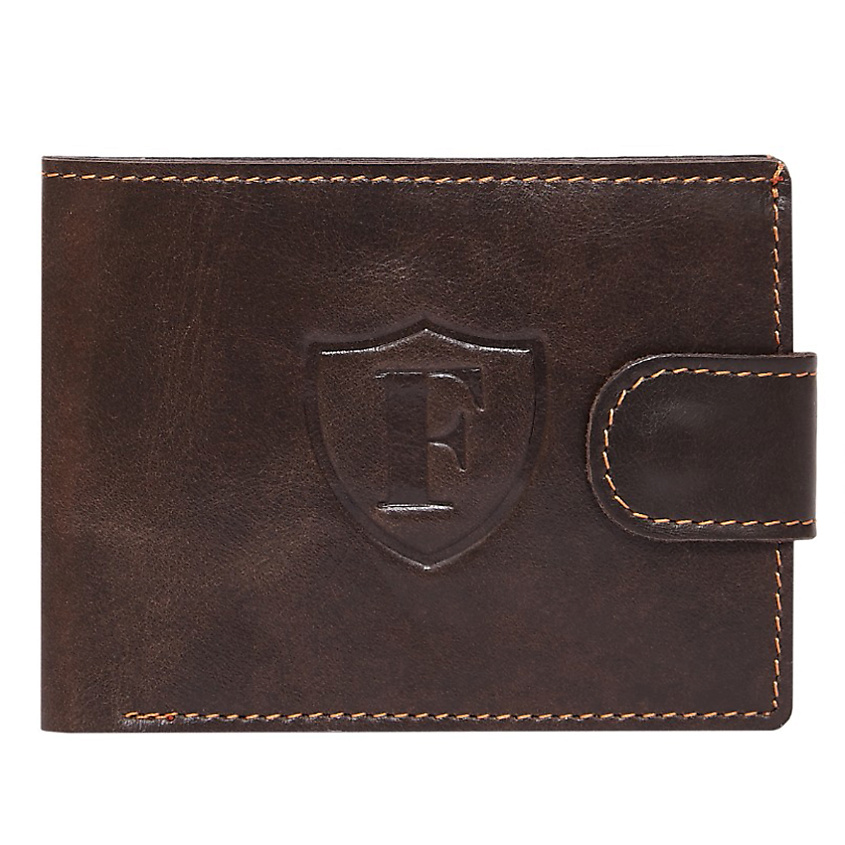 Изображение товара Мужское портмоне из натуральной кожи Forte коричневое