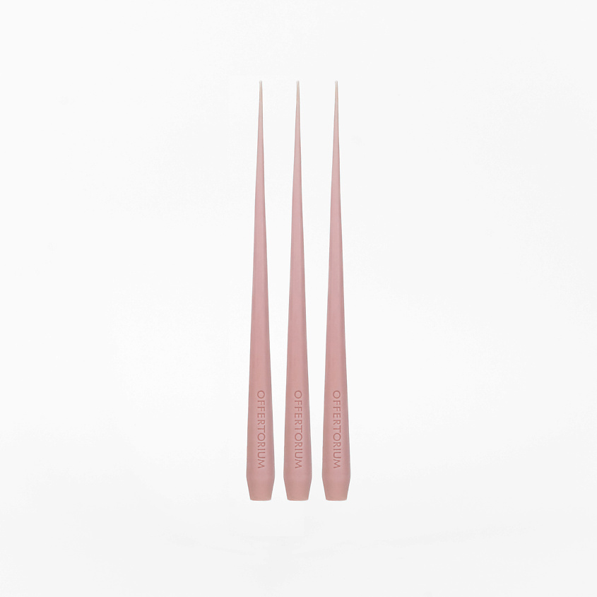 Изображение товара Набор интерьерных свечей №5 Peony Розовый OFFERTORIUM подарочный стильный