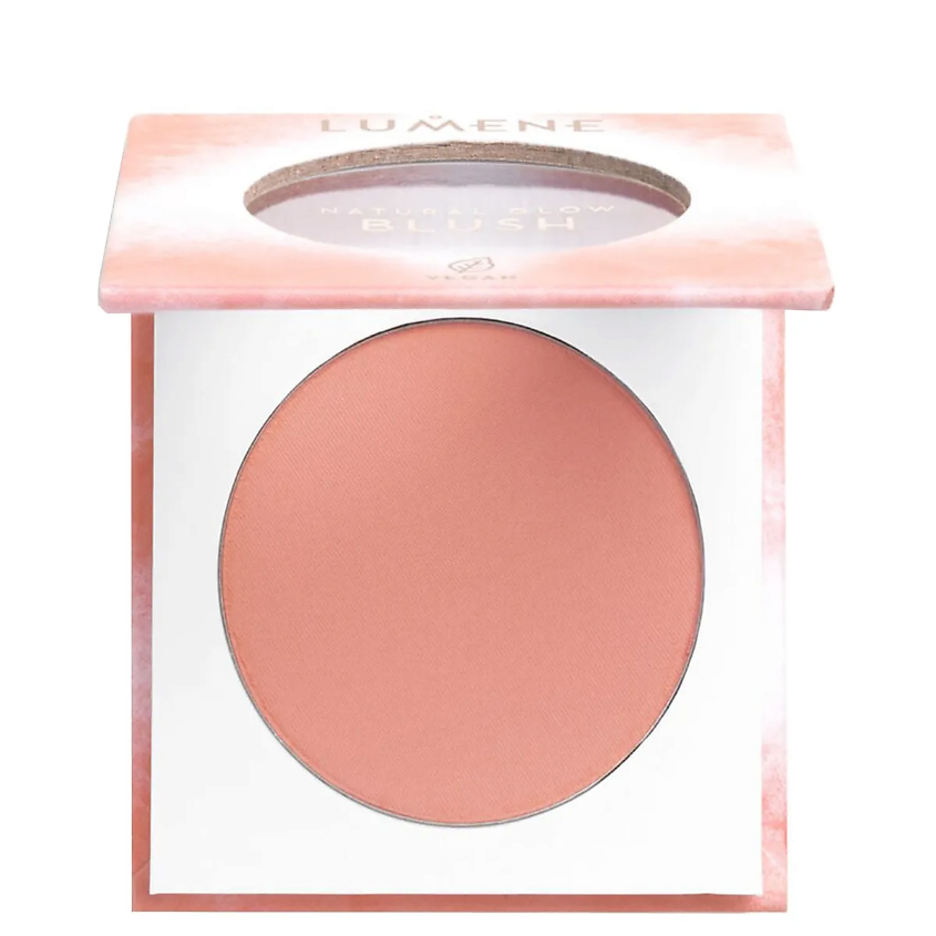 Изображение товара LUMENE Компактные румяна Natural Glow Blush, 1 Coral Glow; объем 4 г