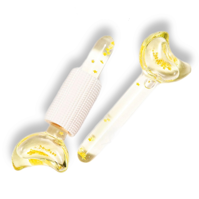 Изображение товара POLLY DОLLY Криосферы для массажа лица охлаждающие в форме луны, Желтый