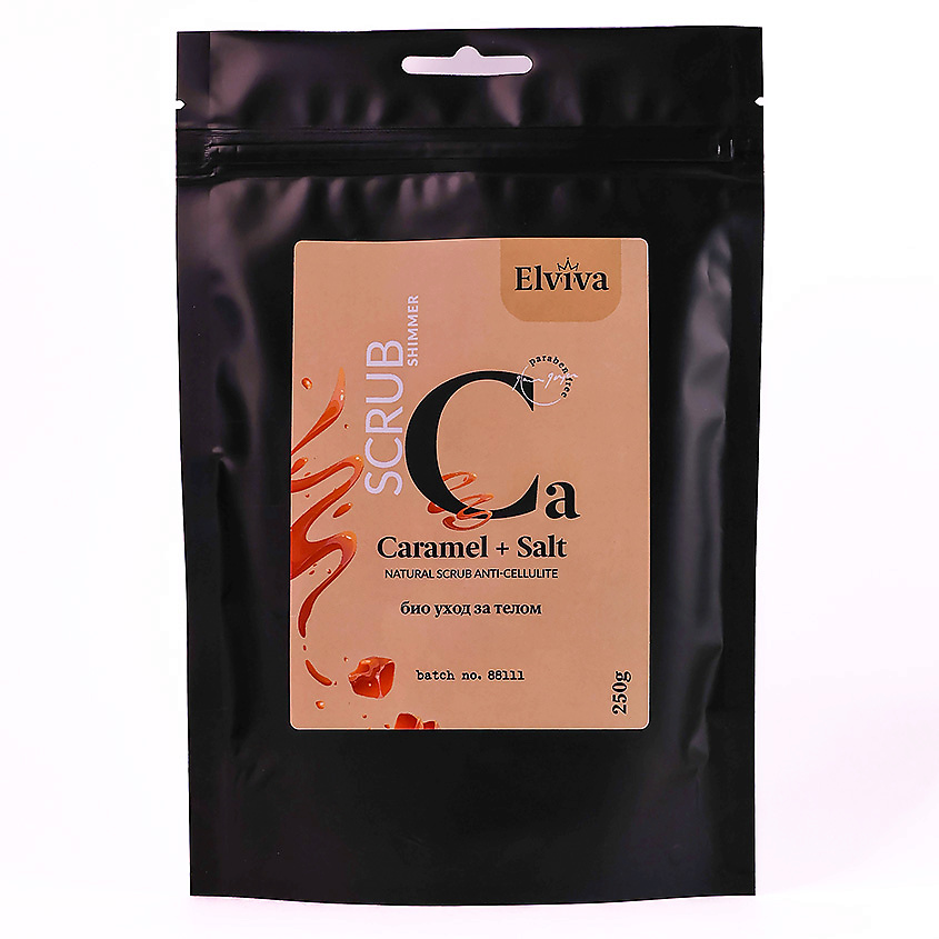 Изображение товара ELVIVA Скраб для тела "Caramel and Salt", 250 г