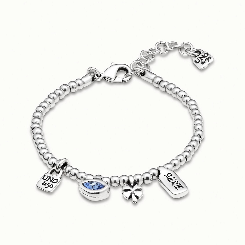 Изображение товара UNO DE 50 Браслет I’m waiting 4 U Blue женский из серебра 925 пробы