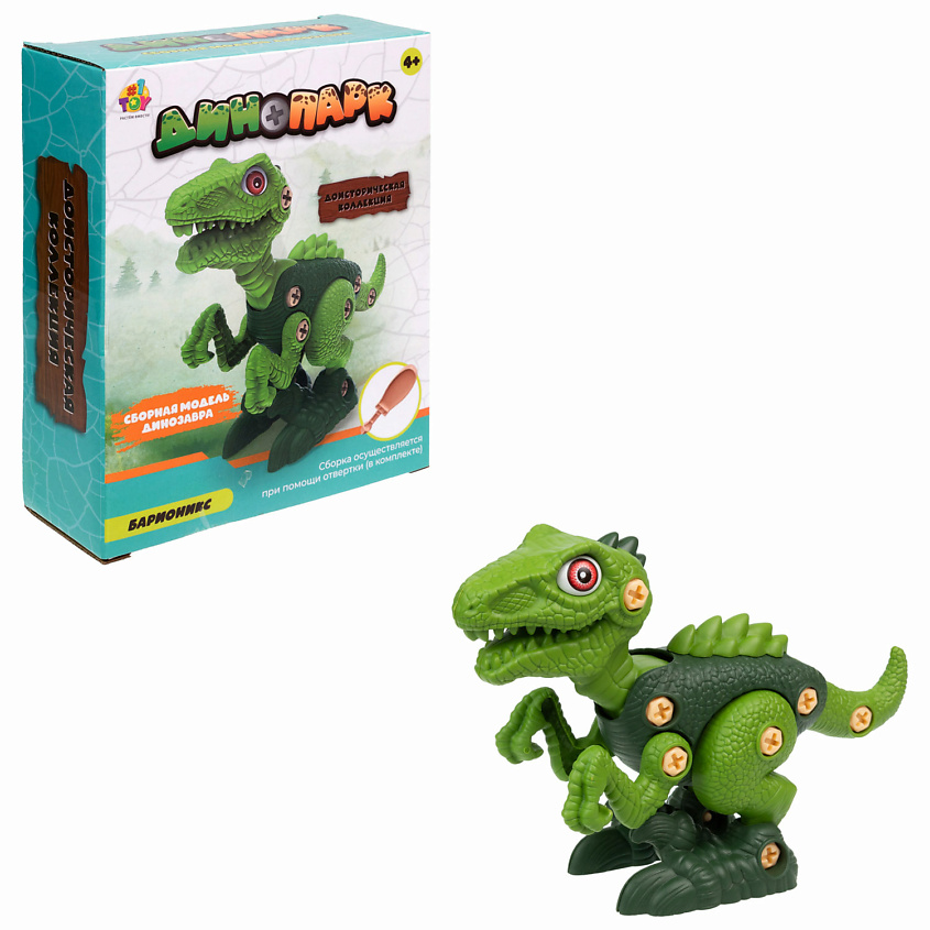 Изображение товара 1TOY Динопарк Доисторическая коллекция Барионикс, 1 шт.