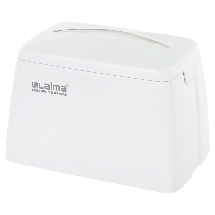 Изображение товара Диспенсер для салфеток LAIMA ORIGINAL N4 белый пластиковый настольный для салфеток