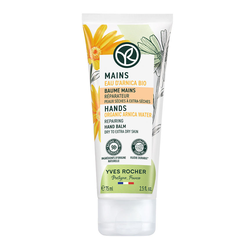 Изображение товара YVES ROCHER Восстанавливающий Бальзам для Рук – Для сухой и очень сухой кожи, 75 мл, 75 мл