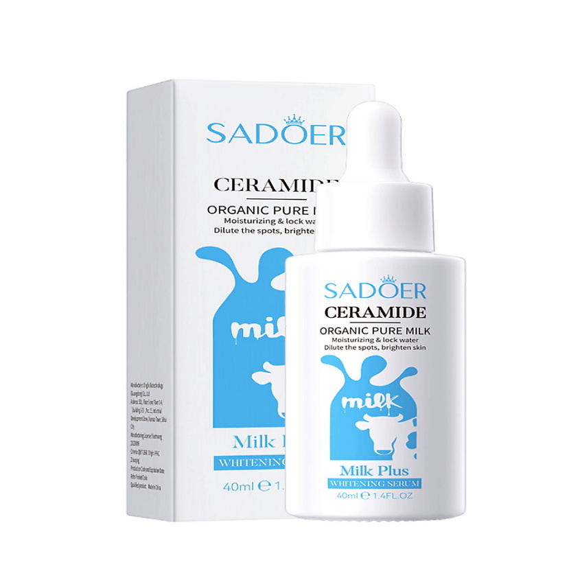 Изображение товара SADOER Сыворотка для лица с керамидами и экстрактом из коровьего молока, 40 мл.