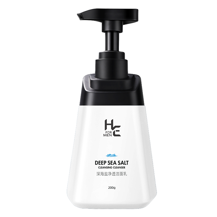 Изображение товара HE FOR MEN Очищающий гель для лица НЕ DEEP SEA SALT c морской солью, 1 шт.