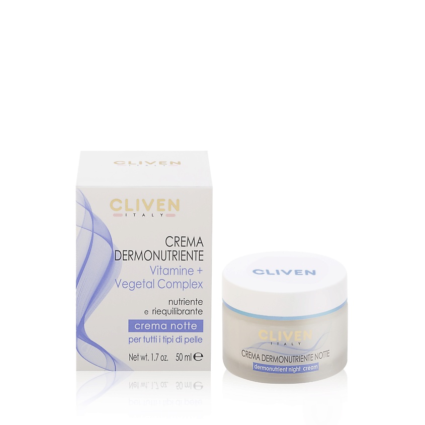 Изображение товара CLIVEN Крем для лица ночной питательный с алоэ, 50 мл