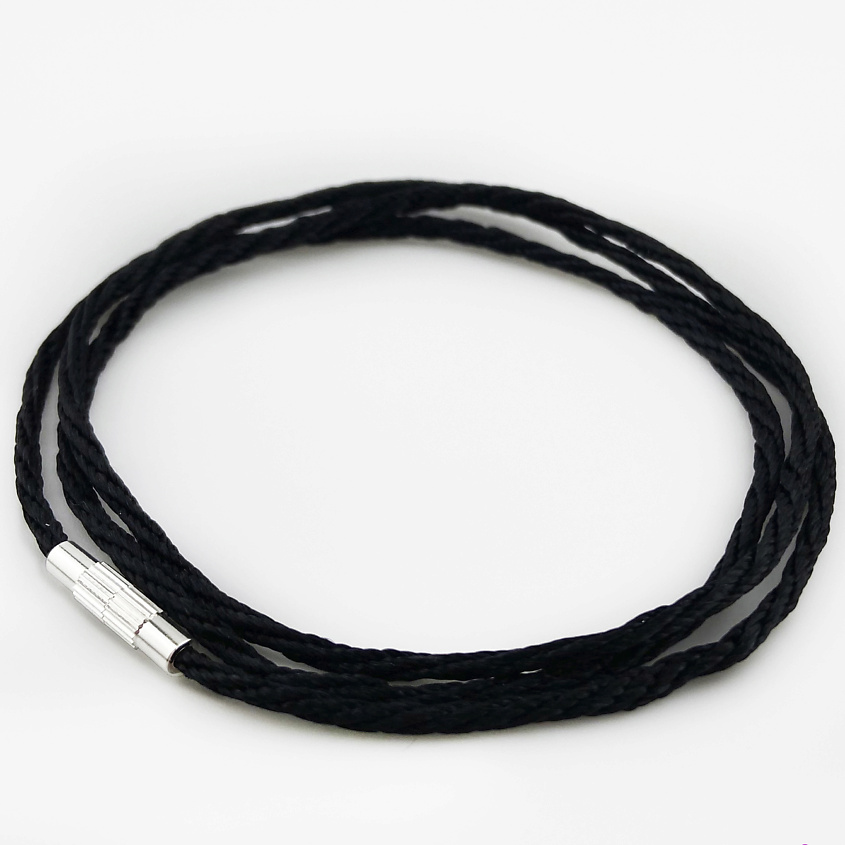 Изображение товара ROK HAIR Шнурок для крестика и бижутерии со стальным замком, размер: 60