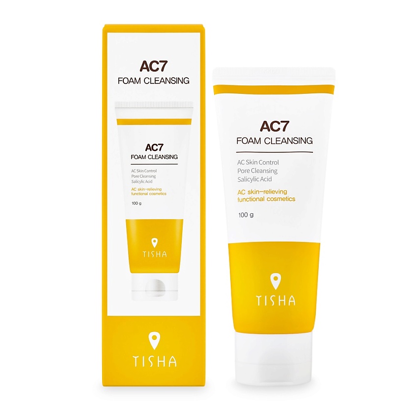 Изображение товара ТISHA Функциональная пенка для очистки лица против прыщей 100 мл