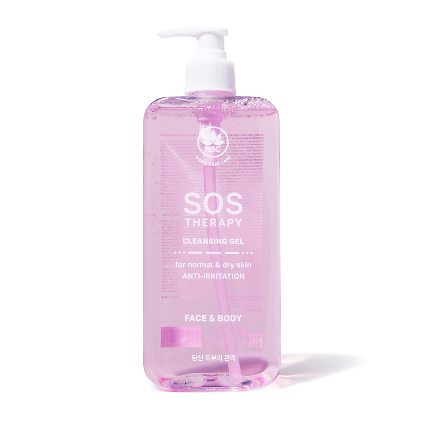 Изображение товара NAME SKIN CARE Очищающий гель 2в1 для нормальной и сухой кожи лица и тела, 500 мл