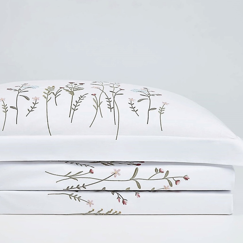 Изображение товара Комплект постельного белья ARYA HOME COLLECTION Ramo 2-спальное сатин с вышивкой