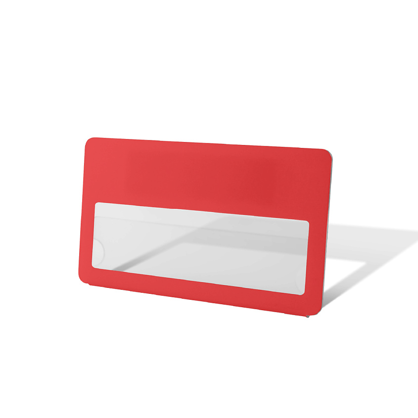 Изображение товара FLEXPOCKET Бейдж пластиковый с окном, на магните, Красный