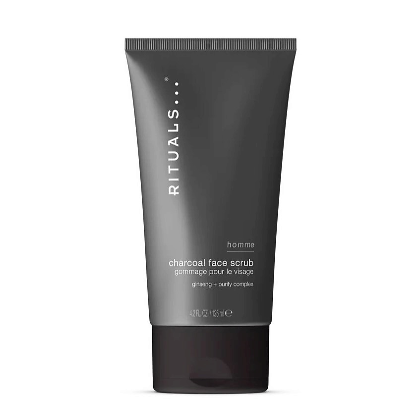 Изображение товара RITUALS... Глубоко очищающий скраб для лица с углем Homme Charcoal Face Scrub, 125 мл