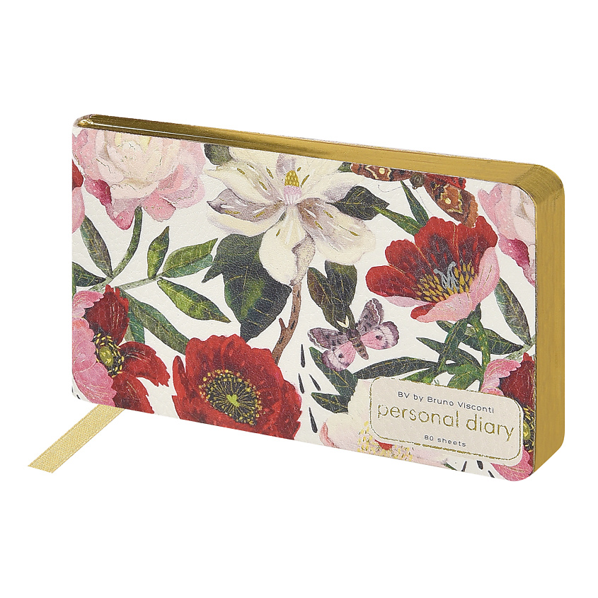 Изображение товара BRUNO VISCONTI Еженедельник А6 "Пионы", Мультиколор