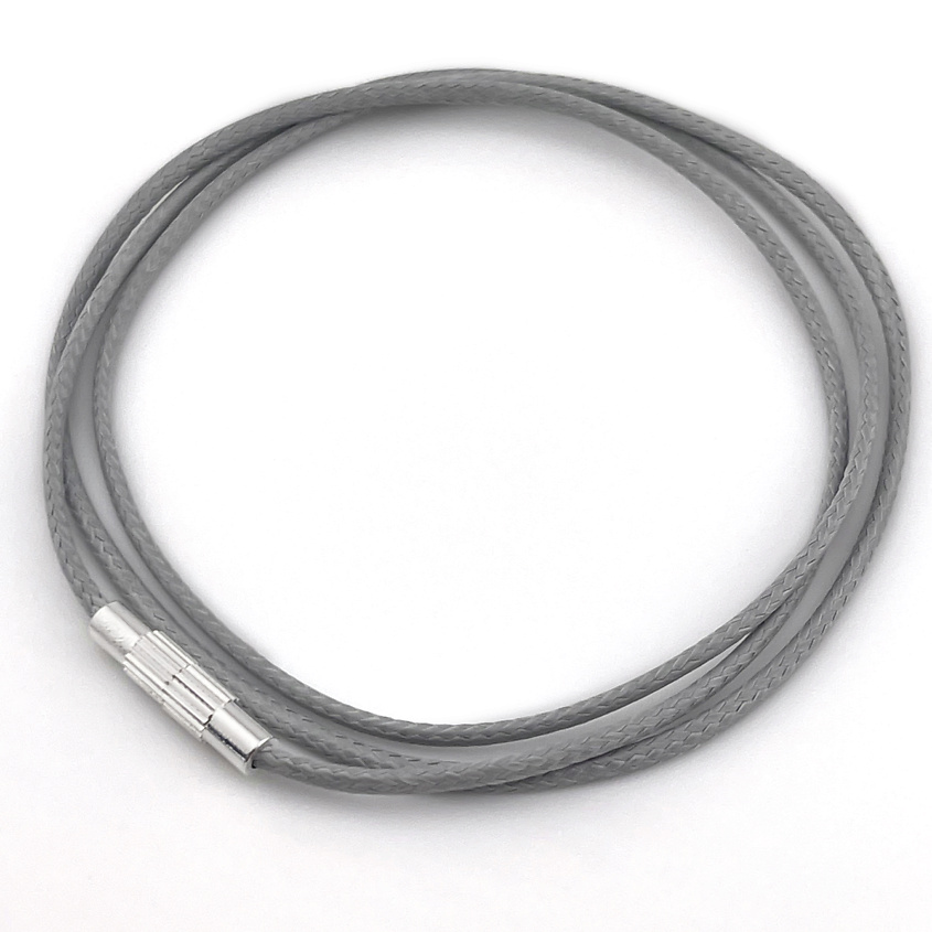 Изображение товара ROK HAIR Шнурок для крестика и бижутерии со стальным замком 45 см