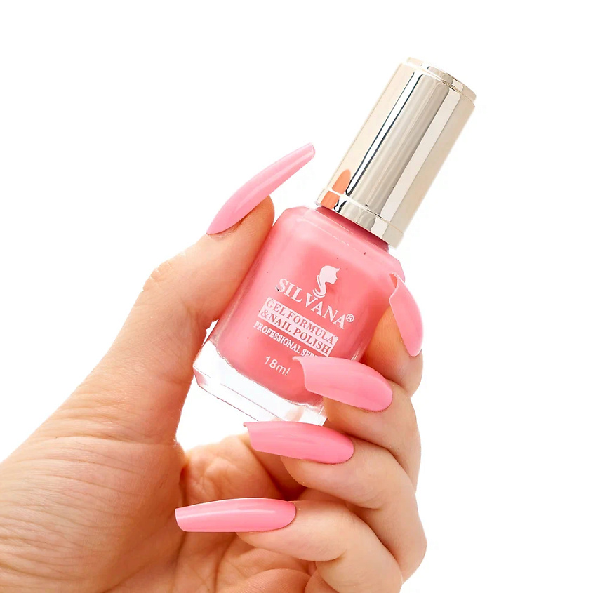 Изображение товара Гибридный лак для ногтей SILVANA пастельно-розовый без УФ-лампы