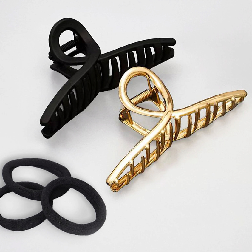 Изображение товара ZIKOLKI STORE Заколка крабик аксессуар для волос подарочный набор крабов, подарок женский, 2 шт