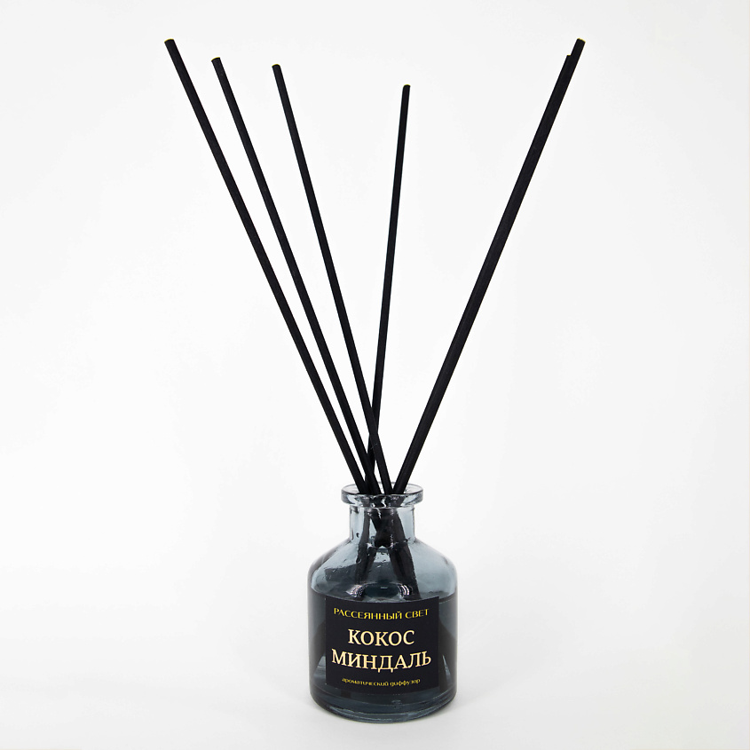 Изображение товара Аромадиффузор с ароматом кокоса и миндаля 50 мл РАССЕЯННЫЙ СВЕТ