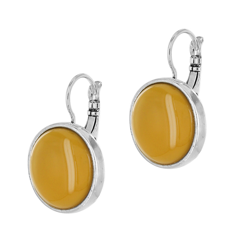 Изображение товара TARATATA Серьги Bidule, с цветной смолой, цвет: Желтый, размер: 2