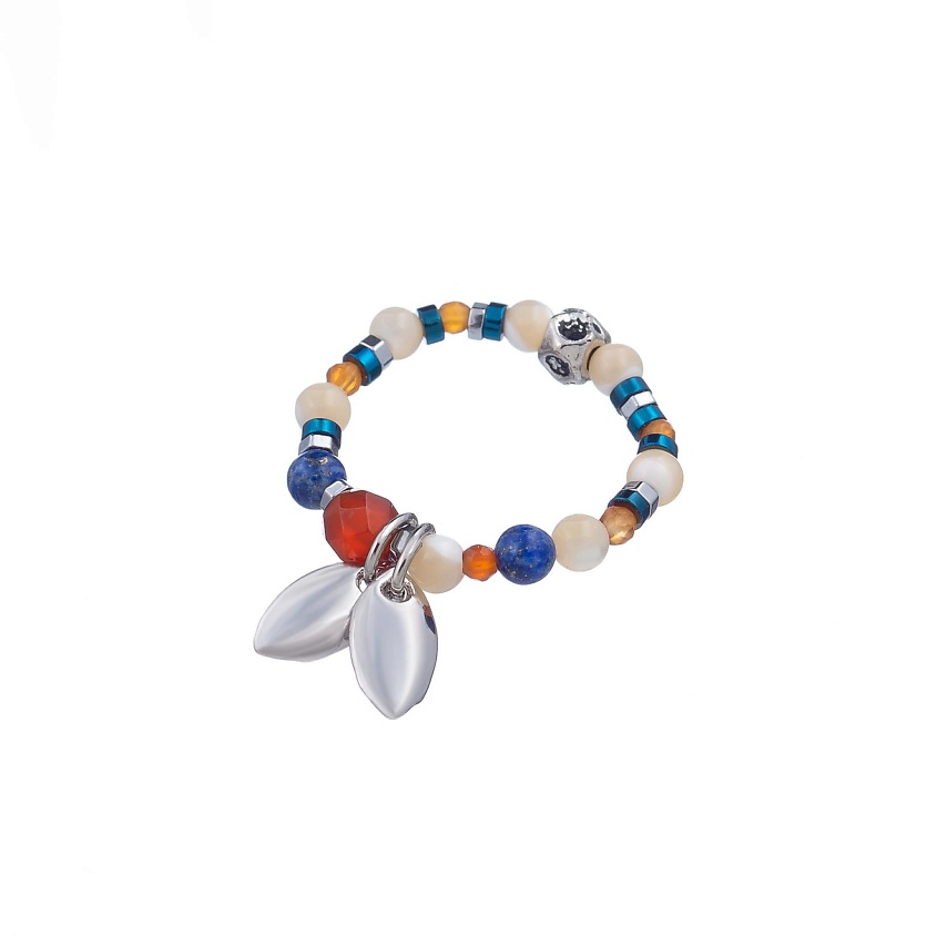 Изображение товара Кольцо Alba Lanzerotti из бижутерного сплава с натуральными камнями Размер 18