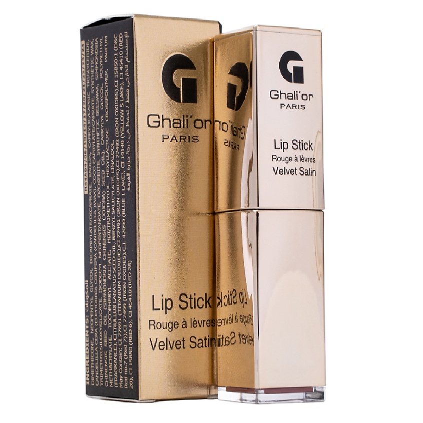 Изображение товара Ghalior lip stick velvet matt satin помада для губ 109 бархатный матовый финиш