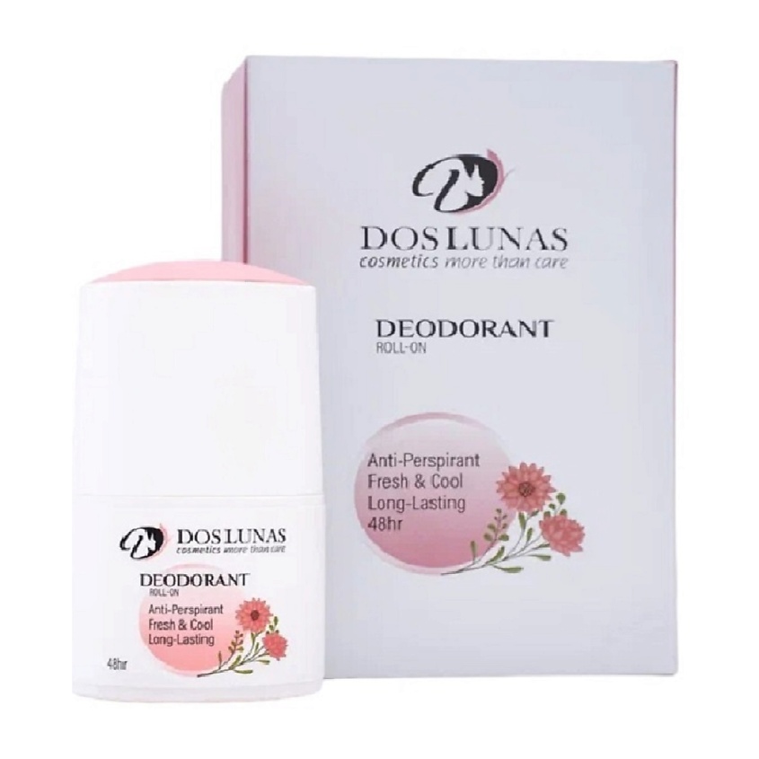 Изображение товара DOS LUNAS Шариковый дезодорант для тела ЗАПАХ РОЗЫ антиперспирант, 50 г