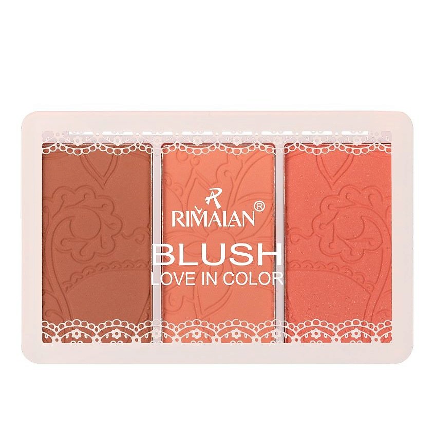 Изображение товара RIMALAN ПАЛЕТКА РУМЯН love in color, тон 1