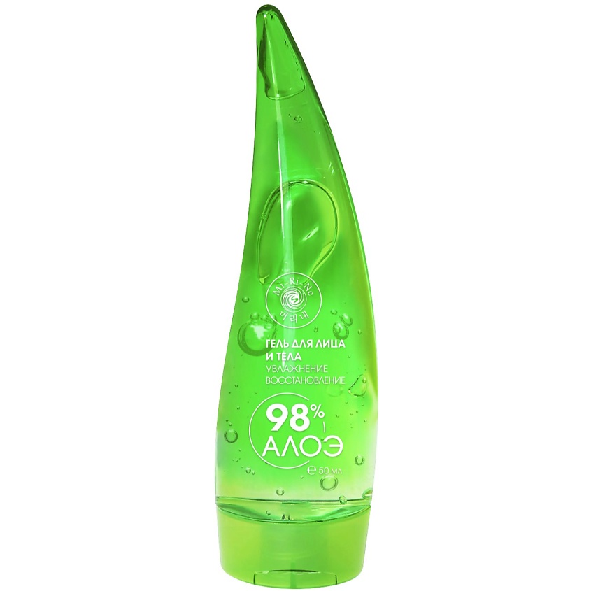 Изображение товара MI-RI-NE Увлажняющий гель для лица и тела 98% Алоэ, 50 мл