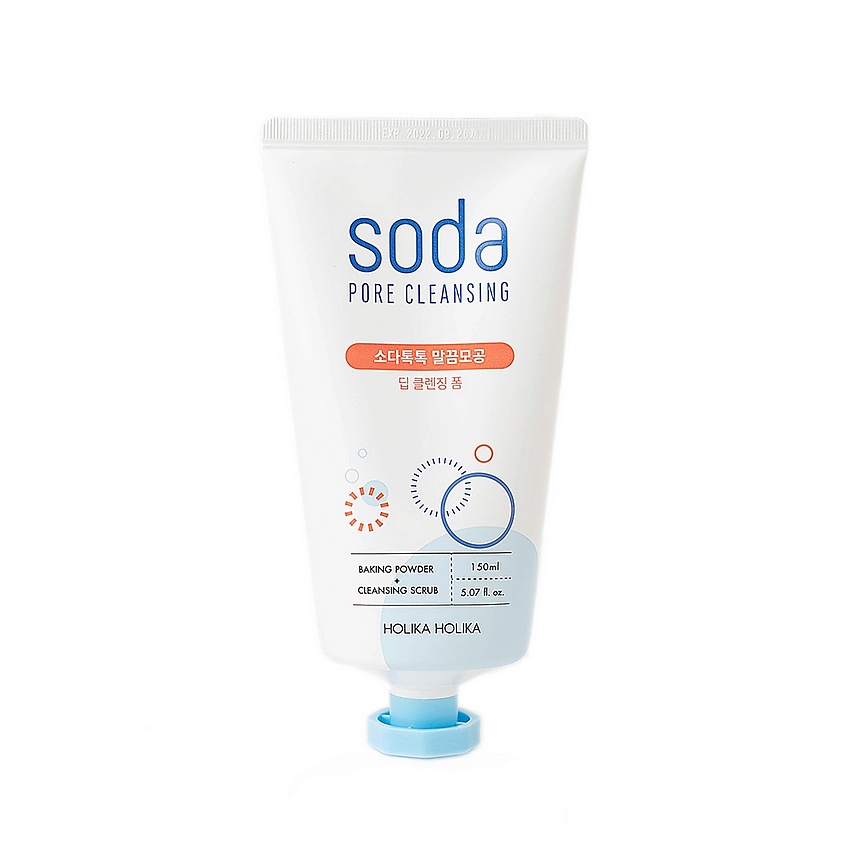Изображение товара HOLIKA HOLIKA Глубоко очищающая пенка для лица Soda Tok Tok Clean Pore Deep Cleansing Foam, 150 мл