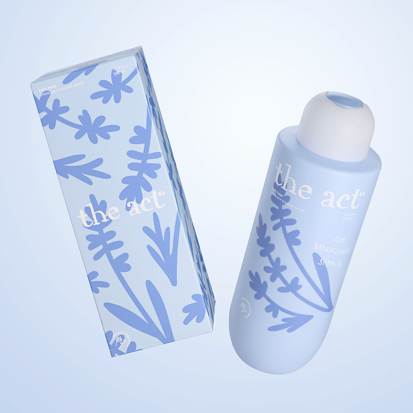 Изображение товара THE ACT Детская пена для ванны, 500 мл