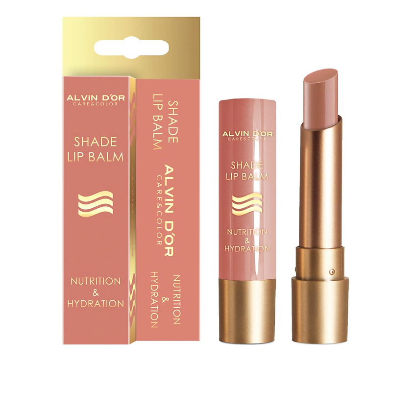 Изображение товара Оттеночный бальзам для губ ALVIN D'OR NUTRITION & HYDRATION 03 Шоколадная корица