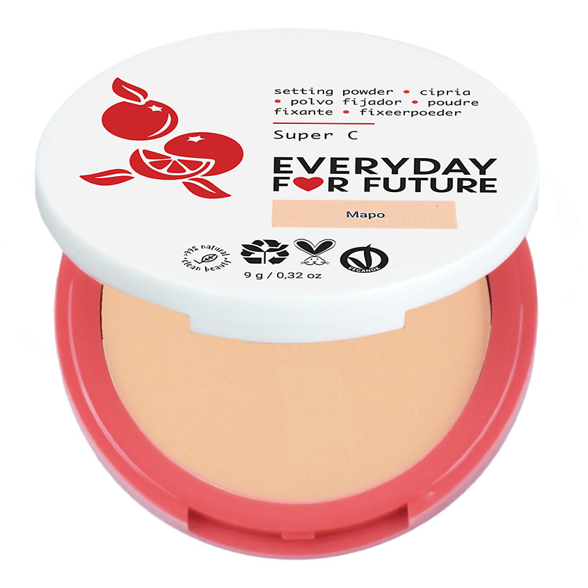 Изображение товара Пудра фиксирующая натуральная для лица Мапо 03 - комфорт и фиксация макияжа