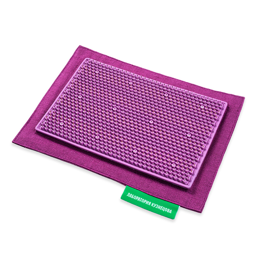 Изображение товара ЛАБОРАТОРИЯ КУЗНЕЦОВА Массажер металломагнитный на мягкой подложке 15х22см, Фиолетовый