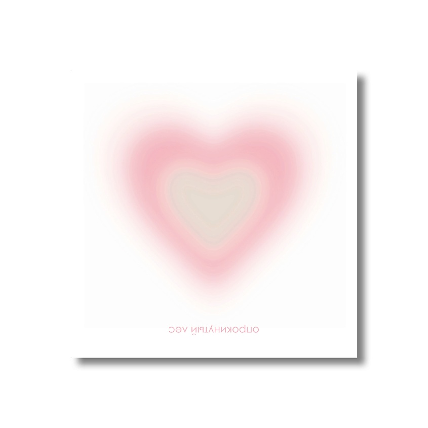 Изображение товара ОПРОКИНУТЫЙ ЛЕС Бумага для заметок 'peach aura heart', 50 шт