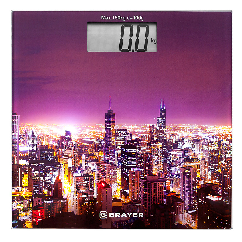 Изображение товара BRAYER Напольные весы BR3731, Сиреневый