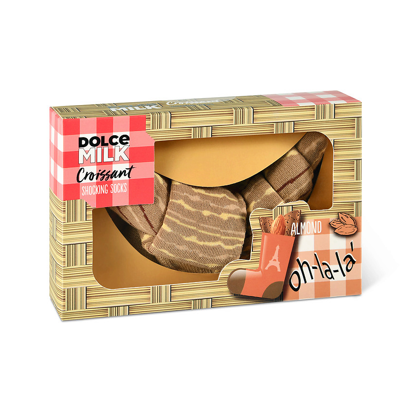 Изображение товара DOLCE MILK Носки женские Beige Croissant, Бежевый, размер 36-39